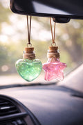 Potion bottle glitter car charm