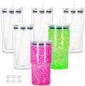 20oz Double-Wall Glitter Tumbler