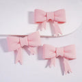 Pale Pink Bowtie Silicone Straw Topper