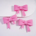 Pink Bowtie Silicone Straw Topper